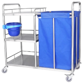 Hospital linen trolley in kenya.