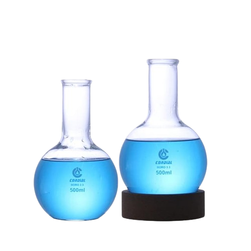 Lab glass flat bottomed flask in Kenya.
