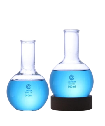 Lab glass flat bottomed flask in Kenya.