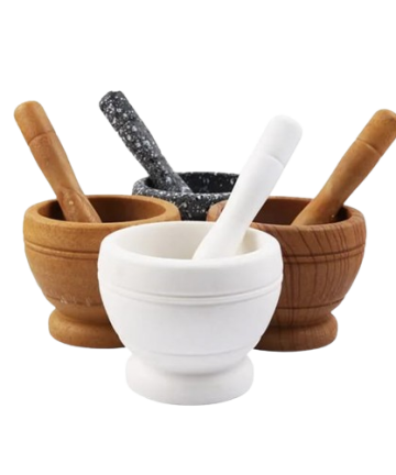 Lab Mortar and pestle in Kenya.