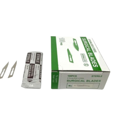 Scalpel blades in Kenya.